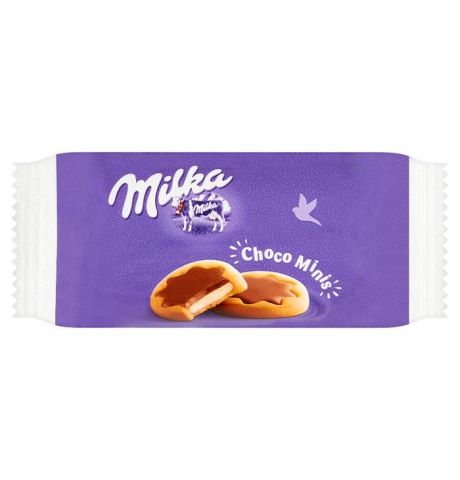 Milka Choco Minis sušienky mliečna náplň a čokoláda 37,5 g