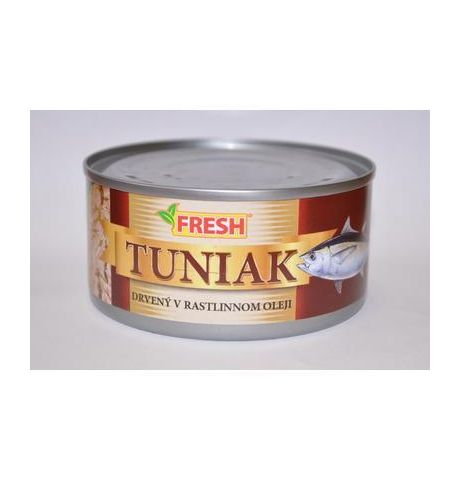 FRESH R.Tuniak v rastlinnom oleji drvený 185g