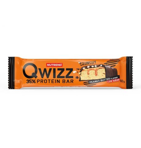 Nutrend Qwizz Proteínová tyčinka s príchuťou arašídové maslo 60g