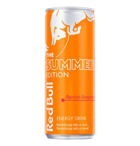 Red Bull The Summer Edition Apricot-Strawberry 250ml PLECH Z