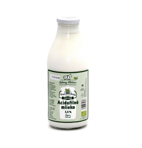 Bezlaktózové acidofilné mlieko plnotučné  750ml: