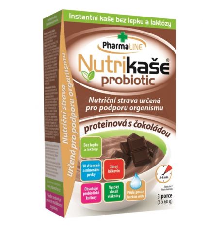 Nutrikaše probiotic proteínová čokoláda 3x60g