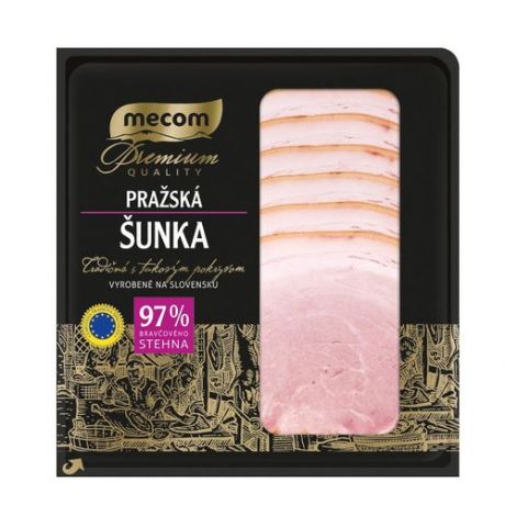Šunka Pražská premium 100g OA Mecom 97% podiel mäsa