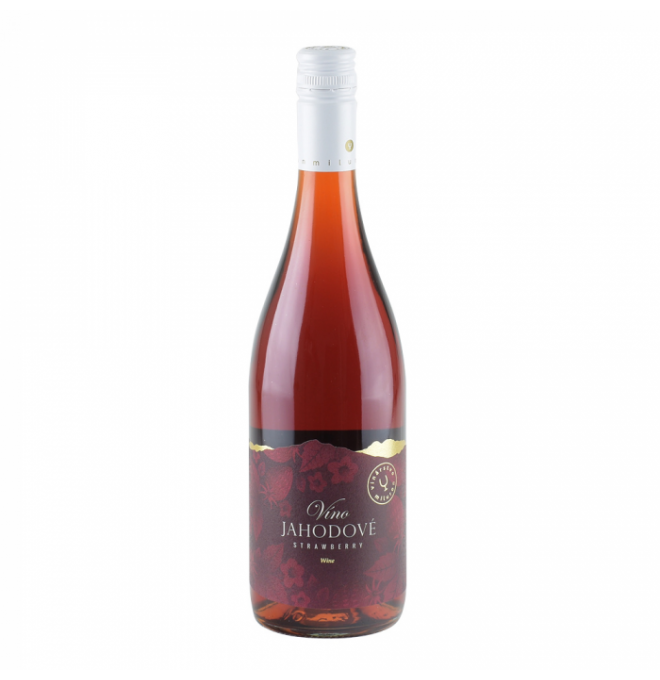 916 - Jahodové víno- Miluron
