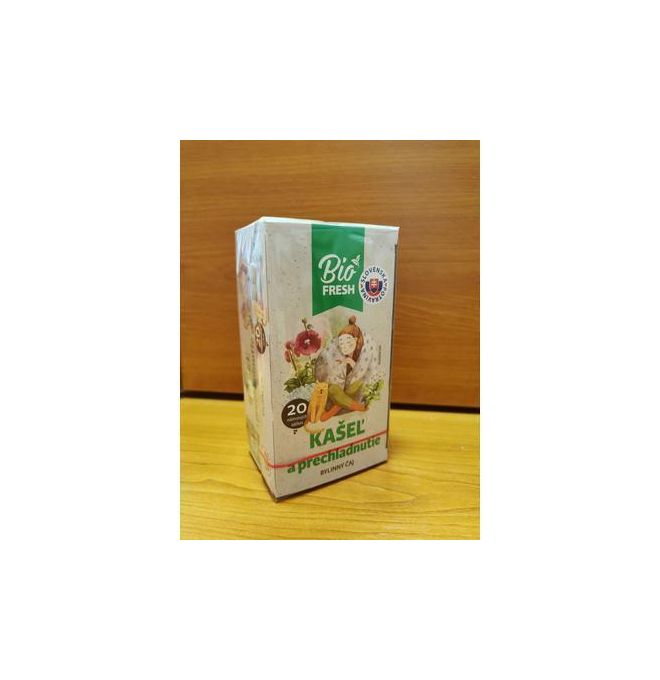 Čaj Bylinný Fresh Agrokarpaty BIO Kašeľ a Prechladnutie 40g