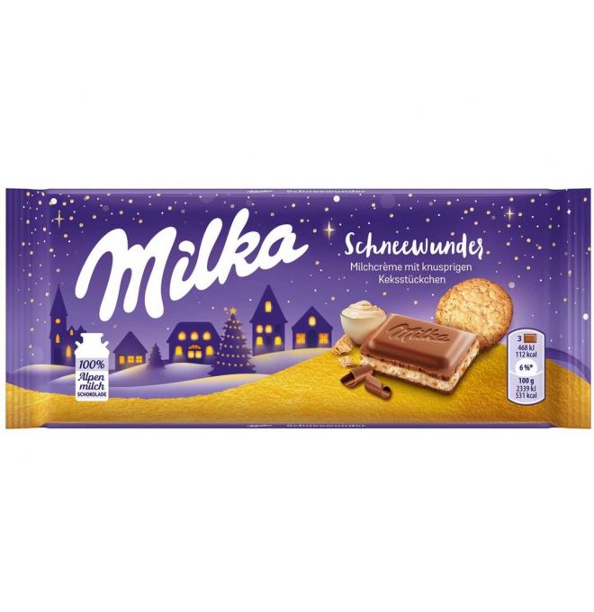 Milka mliečna čokoláda s kúskami sušienok 100g