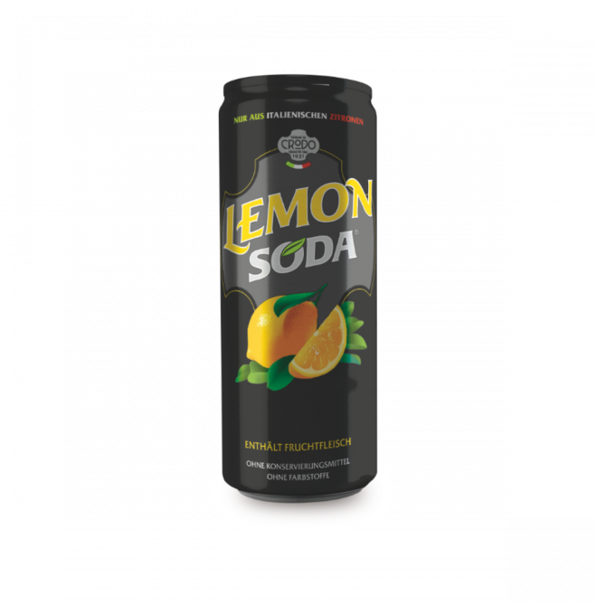 Nápoj nealko Lemon soda citron bez cukru 0,33l PLECH Z