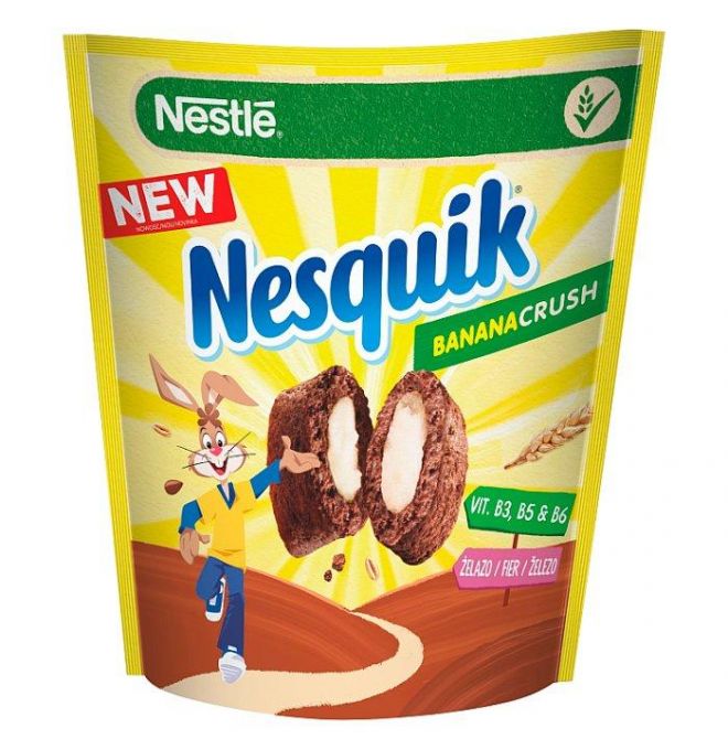 Nestlé Nesquik Banana Crush cereálie 350g