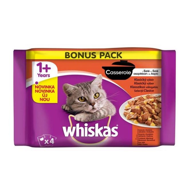 Whiskas kapsička mačka 4x85g