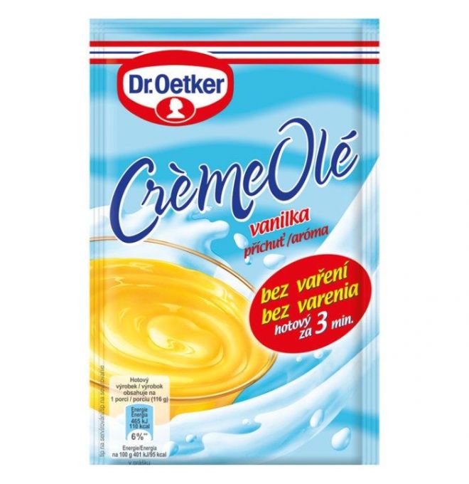 Dr. Oetker Puding bez varenia vanilkový Olé 50g