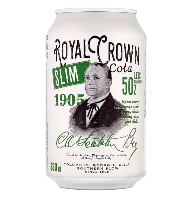 Royal Crown Cola Slim 50% 330ml PLECH Z