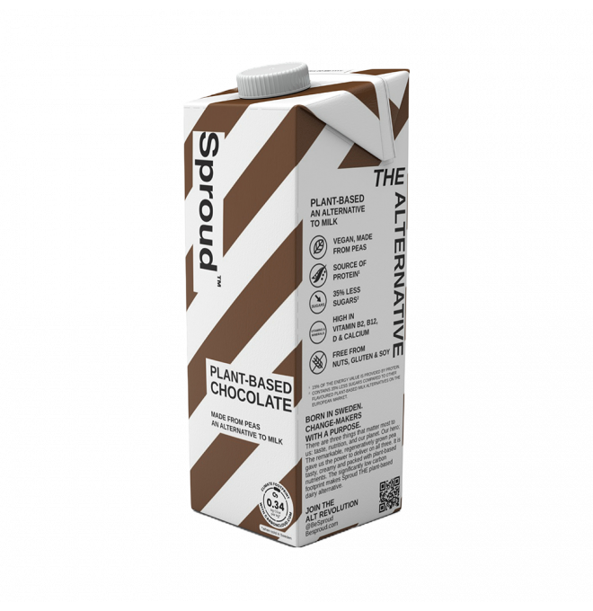 Sproud Čokoládová rastlinná alternatíva mlieka 1l