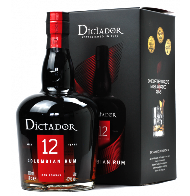 Rum Dictador 12YO GB 40% 0,7l