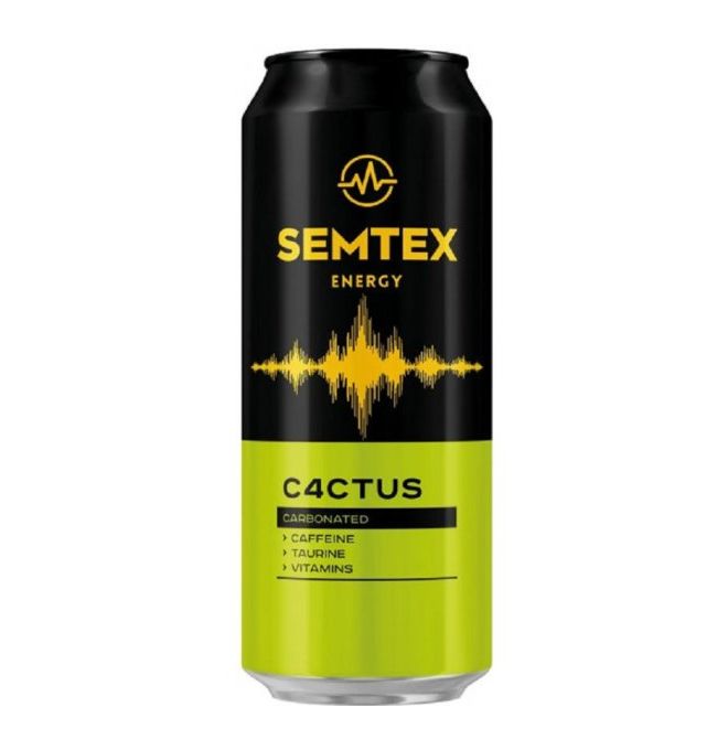 Semtex Energetický Nápoj Cactus 0,5l PLECH Z