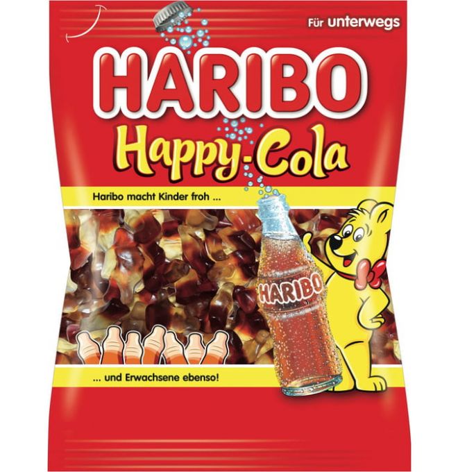 Cukr. Haribo Happy Cola 100g