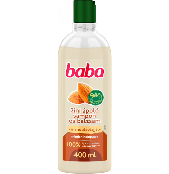 Šampón Baba 2in1 mandľový 400ml