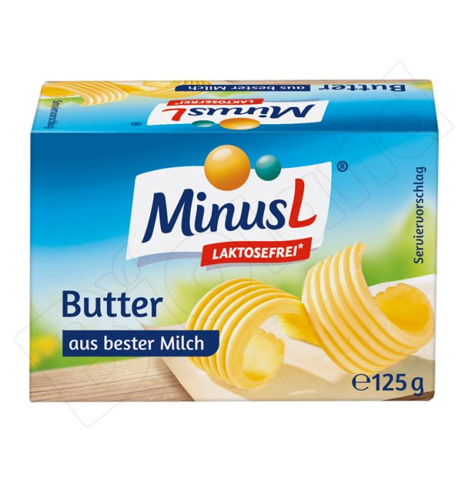 Maslo bez Laktózy Čerstvé 125g Mínus L Omira