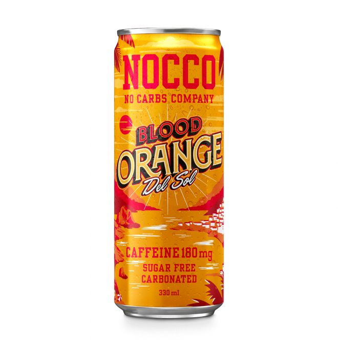 Nocco BCAA kofeín Blood Orange 330ml