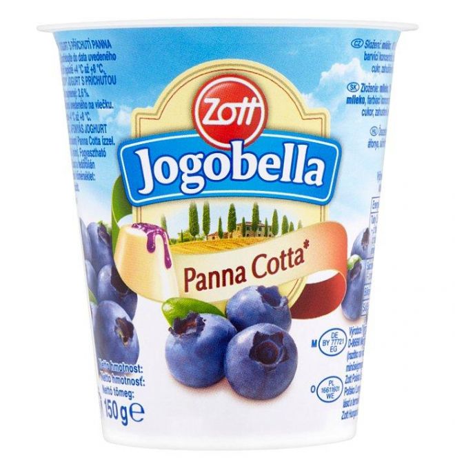 Zott Jogobella Panna Cotta jogurt 150 g