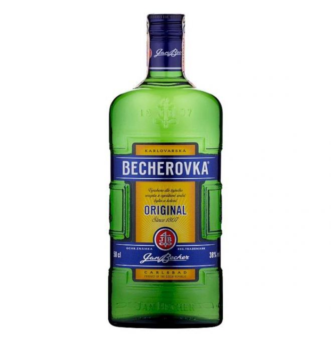 Becherovka Original Bylinný likér 0,5 l