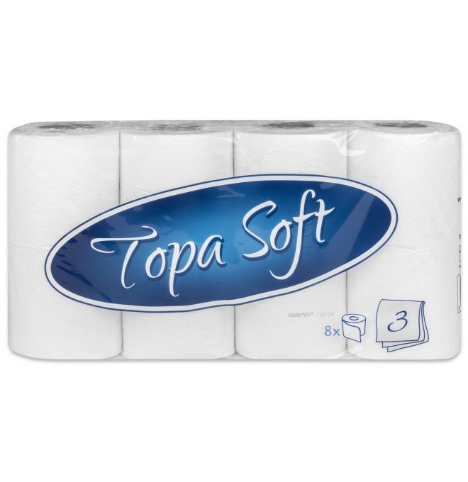 Papier Toaletný Topa Soft 8ks 150 Útrž. 3-Vrst.