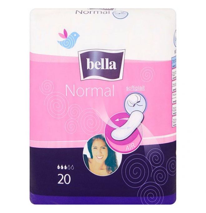 Bella Normal priedušné hygienické vložky 20 ks