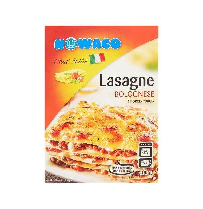 Lasagne Bolognese 400g Nowaco 