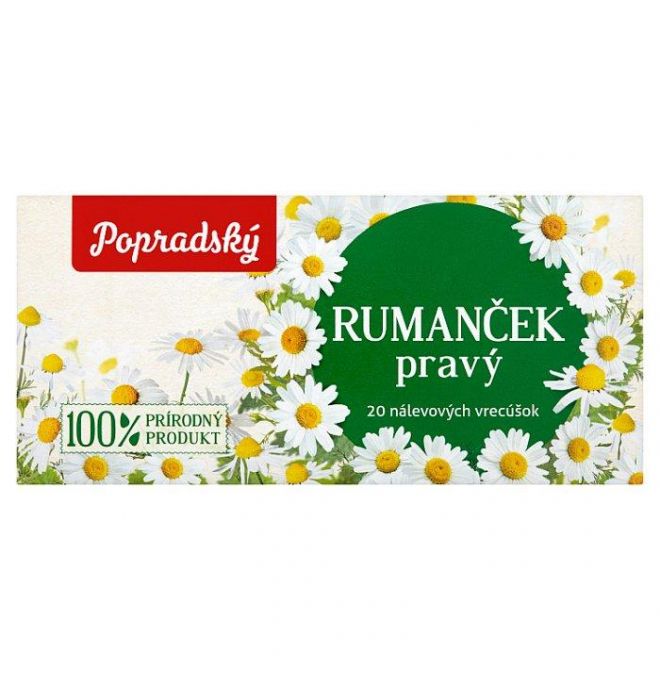 Popradský Rumanček pravý bylinný čaj 20 x 1,2 g
