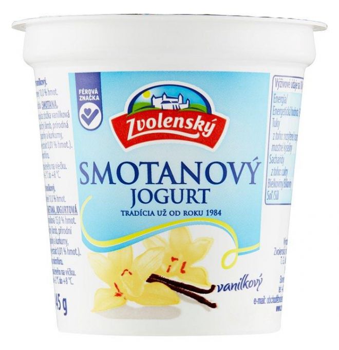Zvolenský Smotanový jogurt vanilkový 145 g