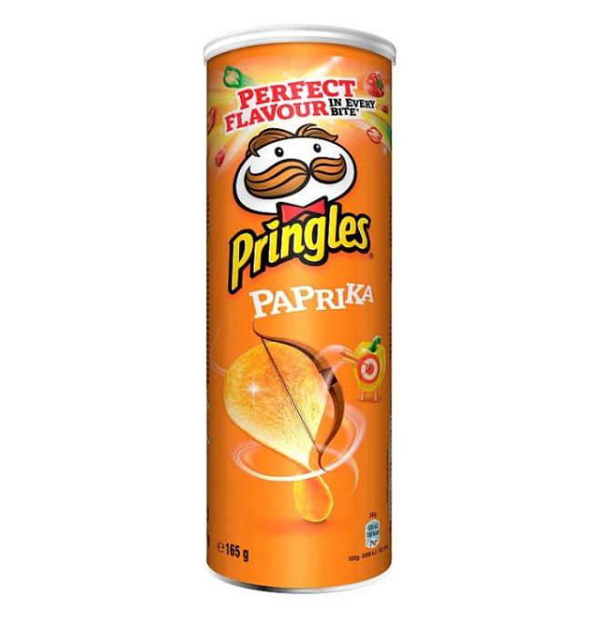 Pringles Snack s príchuťou papriky 165 g