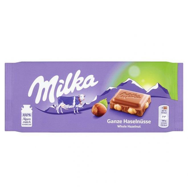 Milka Oriešková mliečna čokoláda 100g