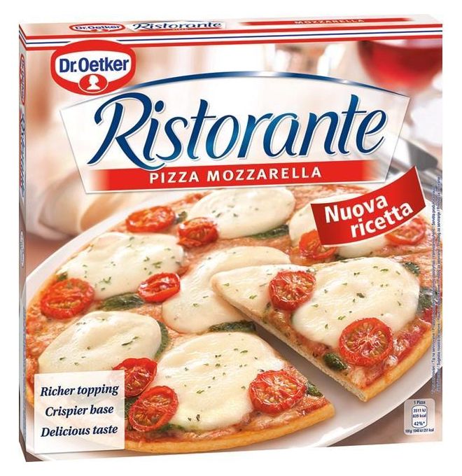 Ristorante Mozzarella Pizza Mraz. 335g Dr.Oetker 