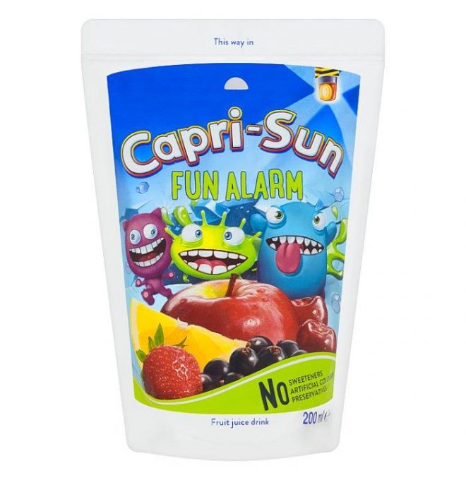 Capri-Sun Fun Alarm ovocný nápoj 200 ml
