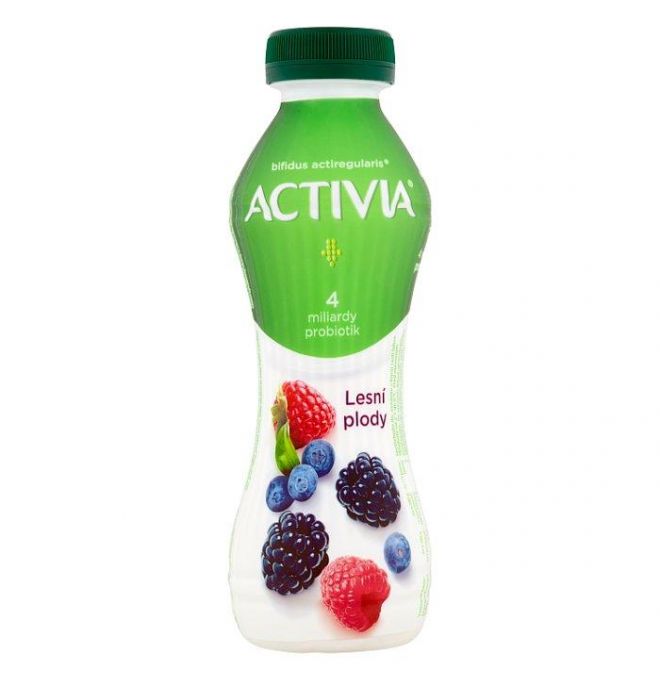 Activia jogurtový nápoj lesné ovocie 310 g