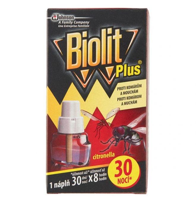Biolit Plus Náplň do elektrického odparovača s vôňou citronelly 31 ml