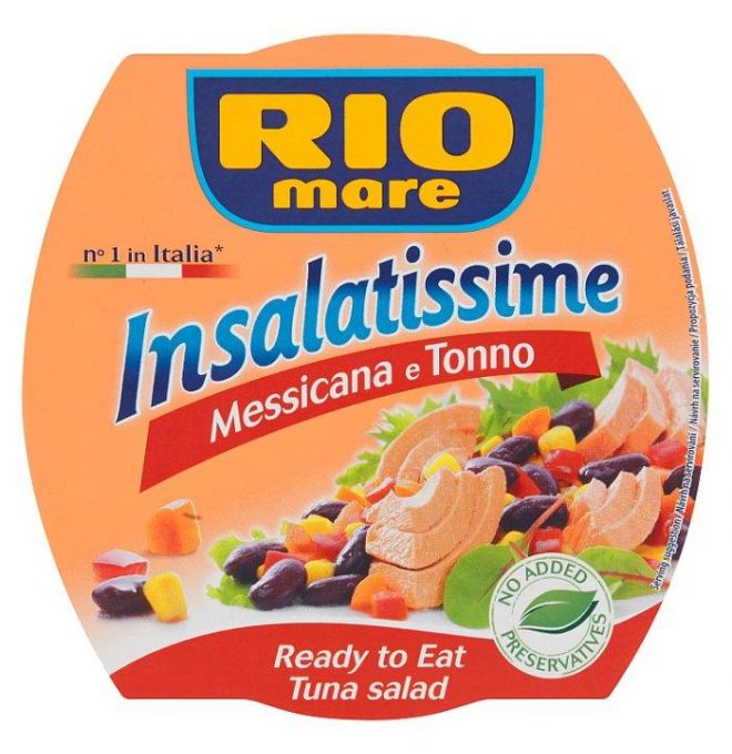 Rio Mare Insalatissime Tuniakový šalát  Messicana, fazuľa, kukurica a paprika 160g