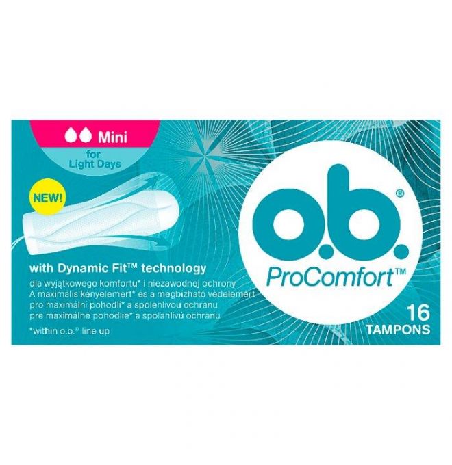 O.B.® ProComfort Tampóny mini 16 ks