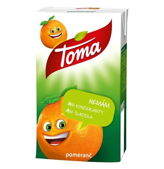 Džús Toma Pomaranč 250ml