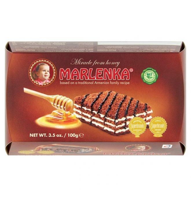 MARLENKA dortík medový s kakaom 100g