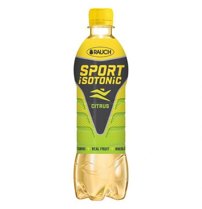 Rauch Sport Isotonic Citrus sýtený izotonický nápoj 0,5 l