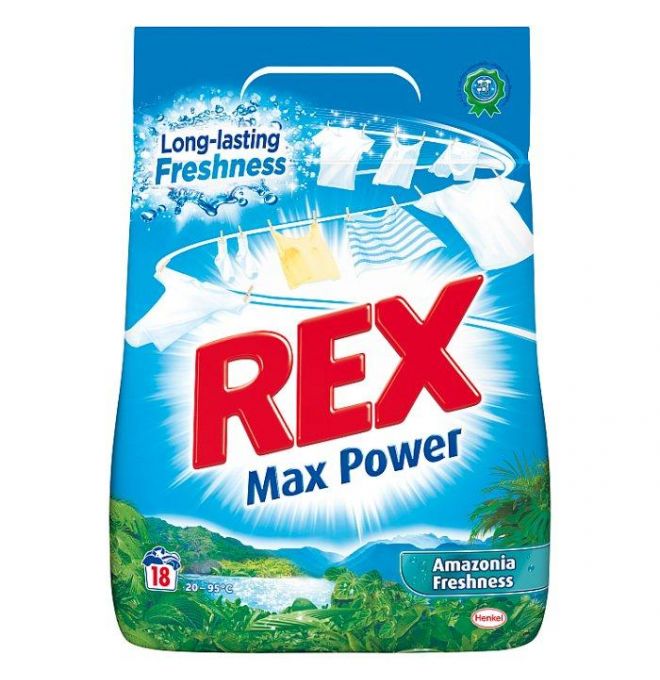 Rex prací prášok Amazonia Freshness 18 praní 1,17 kg