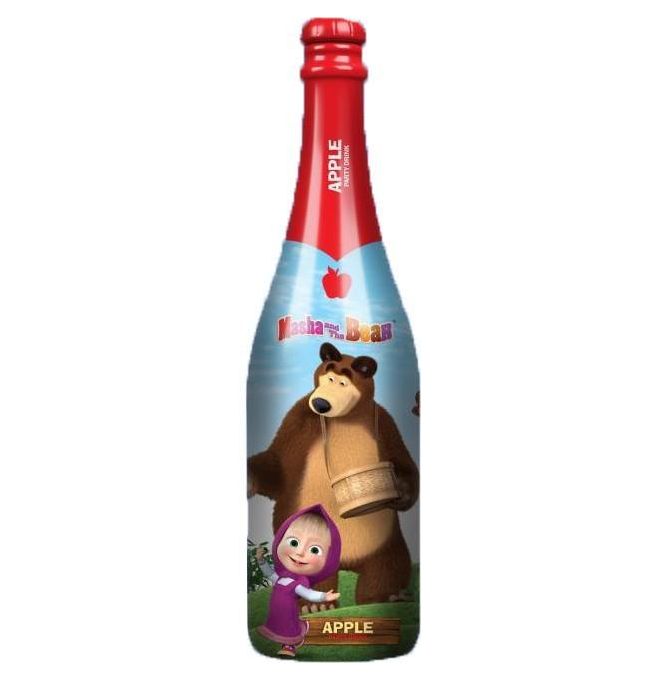 Šampanské Detské Ovocné Párty Drink Maša a Medveď 750ml
