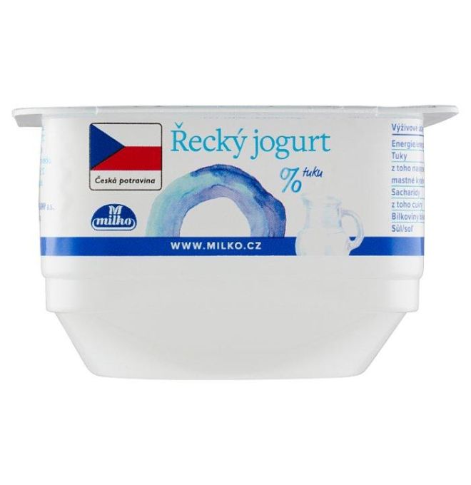 Milko Řecký jogurt 0% biely 140 g