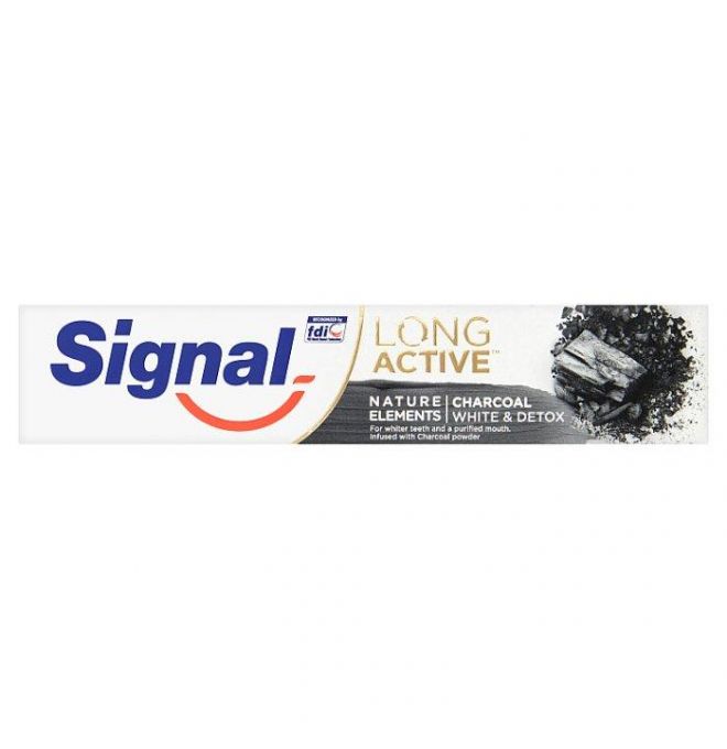 Signal Long Active Nature Elements Charcoal zubná pasta 75 ml