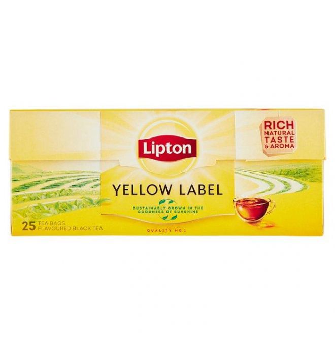 Lipton Yelow Label 25 vrecúšok 50 g