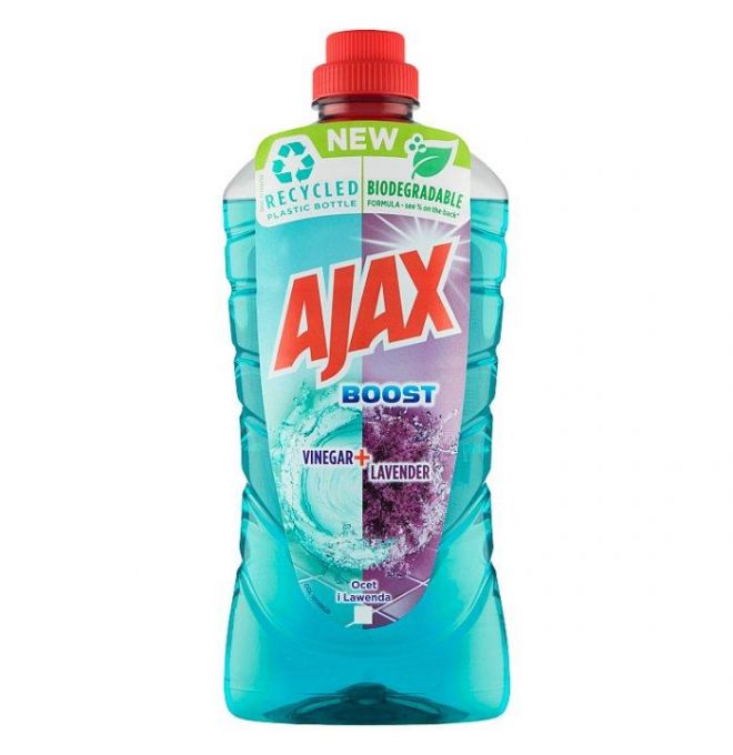 Ajax Boost Vinegar + Lavender čistiaci prostriedok pre domácnosť 1 l