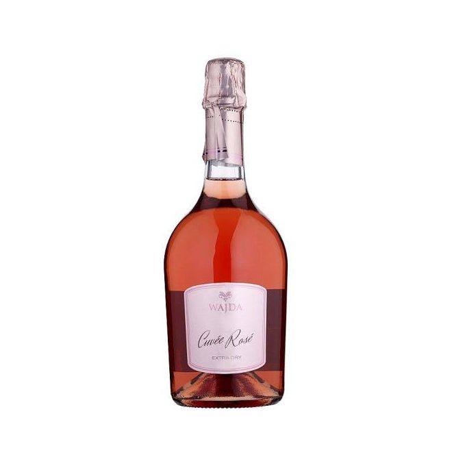 Víno Šumivé Cuvée Rose Extra Dry Wajda Ružové 0,75l