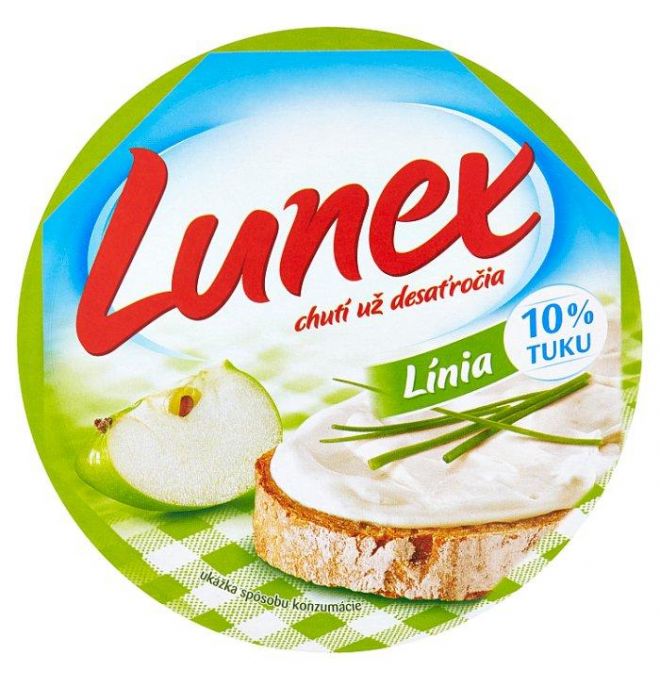 Lunex Línia tavený syr 8 ks 140 g