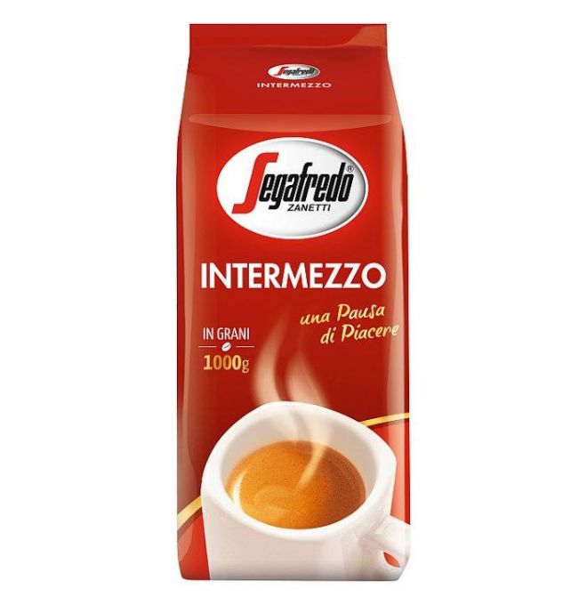 Segafredo Zanetti Intermezzo zrnková pražená káva 1000 g