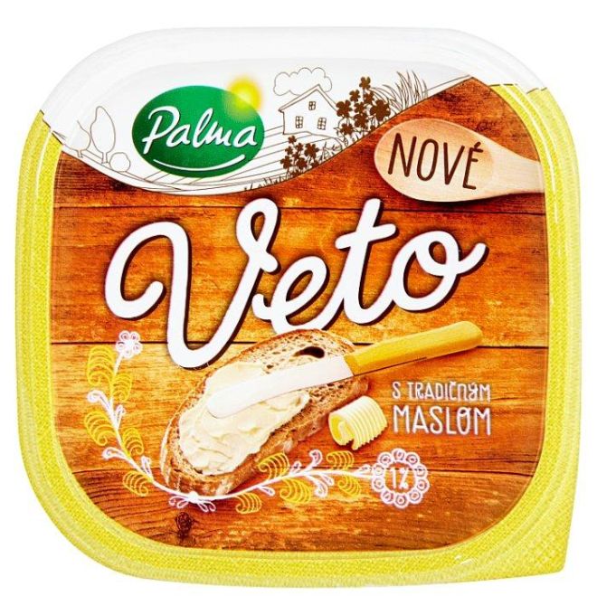 Palma Veto S tradičným maslom 1% 450 g